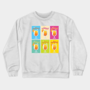 Cocktail Glasses Crewneck Sweatshirt